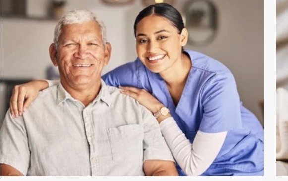 Trusted Path caregiver spending time with a client in Naples Florida